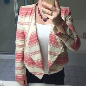 BCBG striped blazer